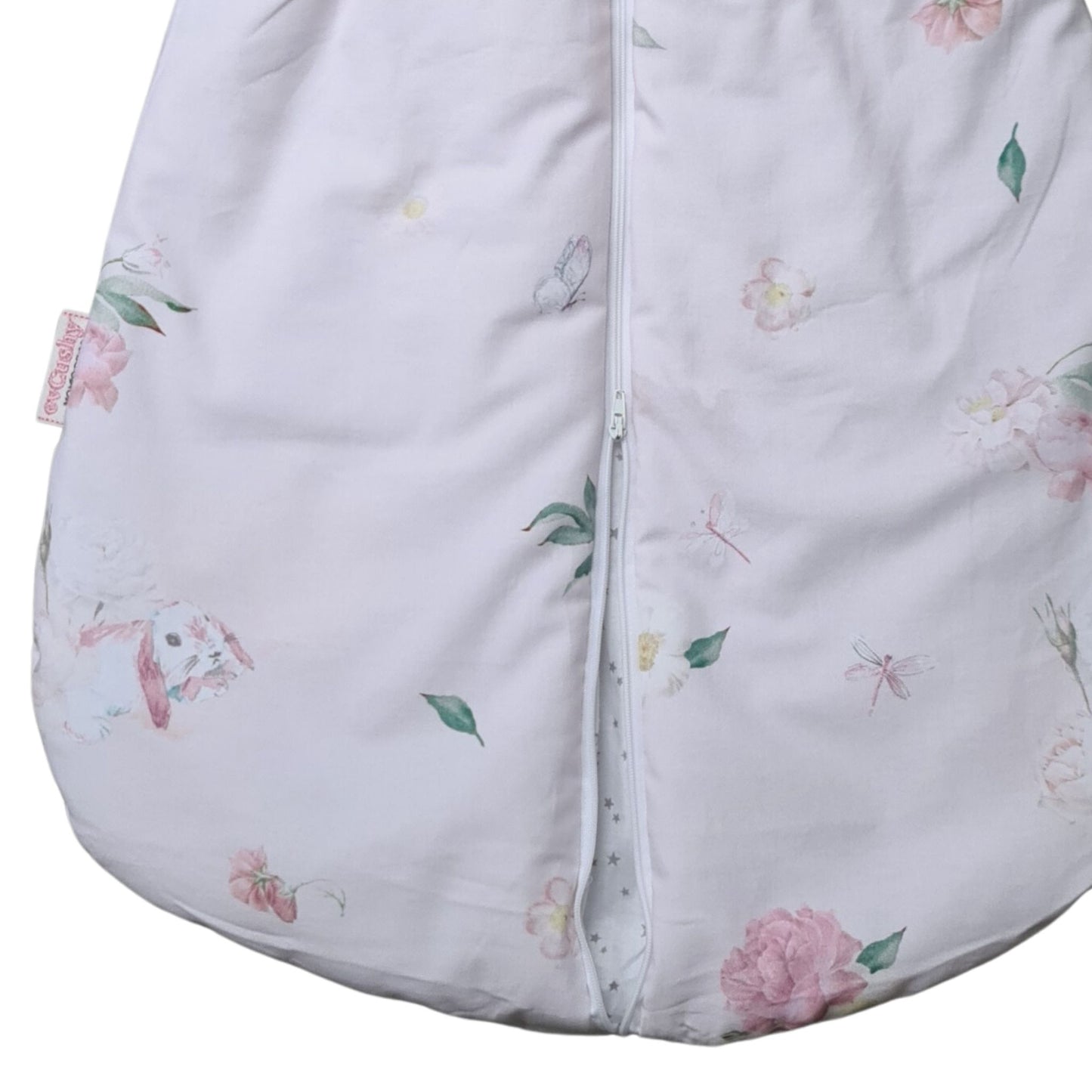 premium quality cotton baby sleeping sack from newborn to 12 months with two way zip
