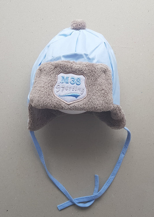 Winter hats for boys with ties- waterproof