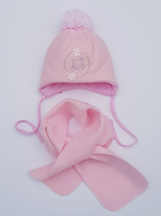 lovinghats set hat and scarf winter hats wit pom-pom warm hat