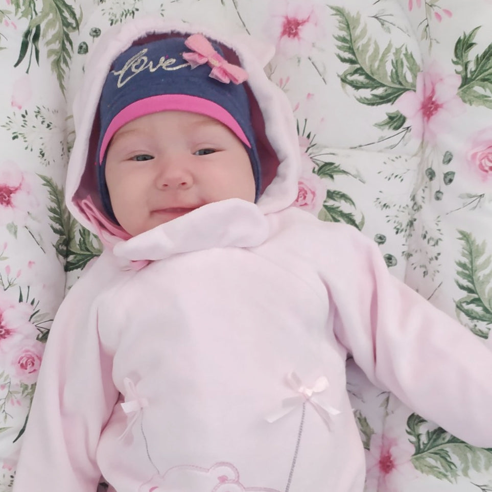 Roxana baby girl hat sizes Newborn- 6 months