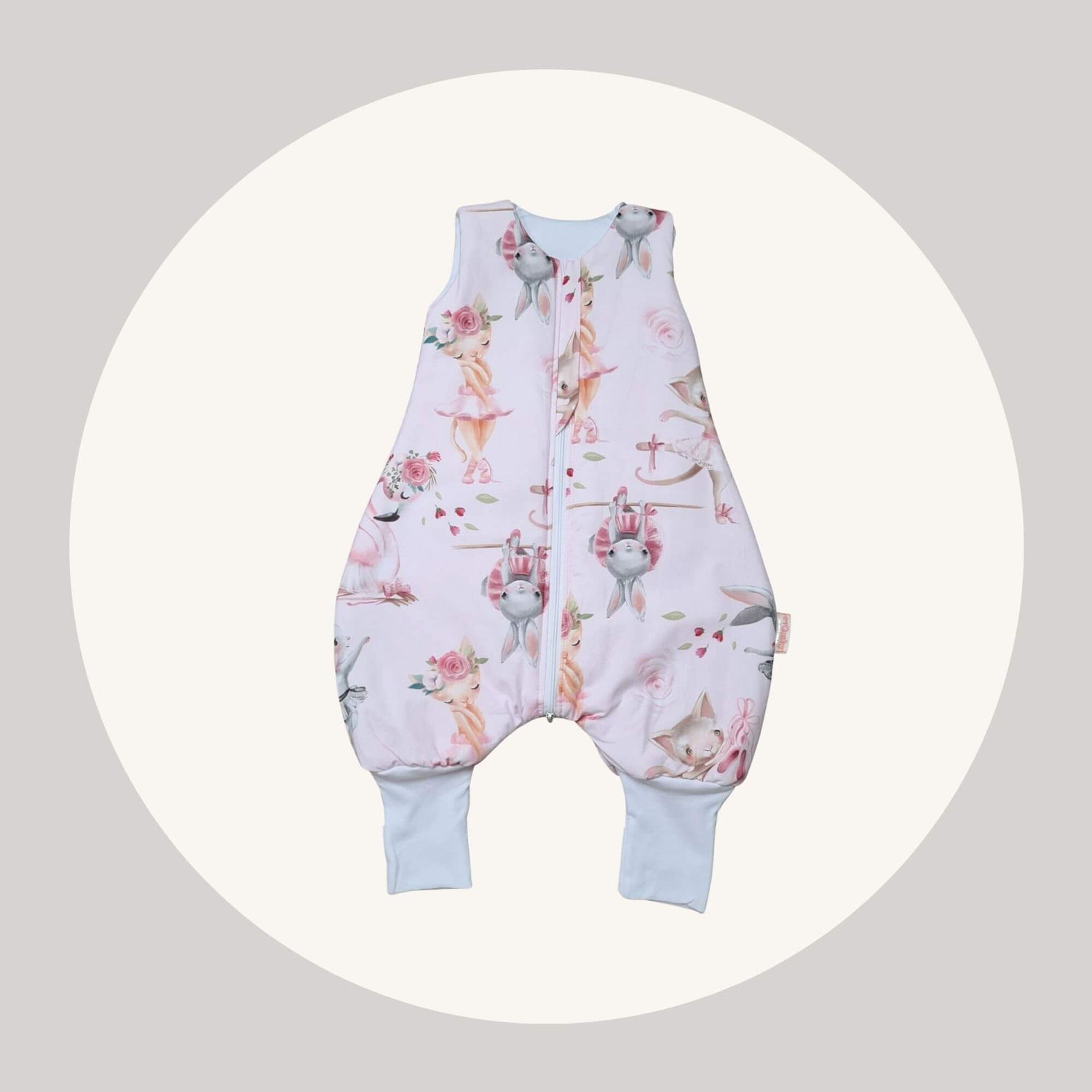 evCushy evCushy sleeping bag with legs pink 2.5 tog