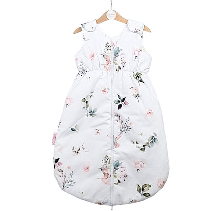 Soft breathable baby sleep bag flowers and birds