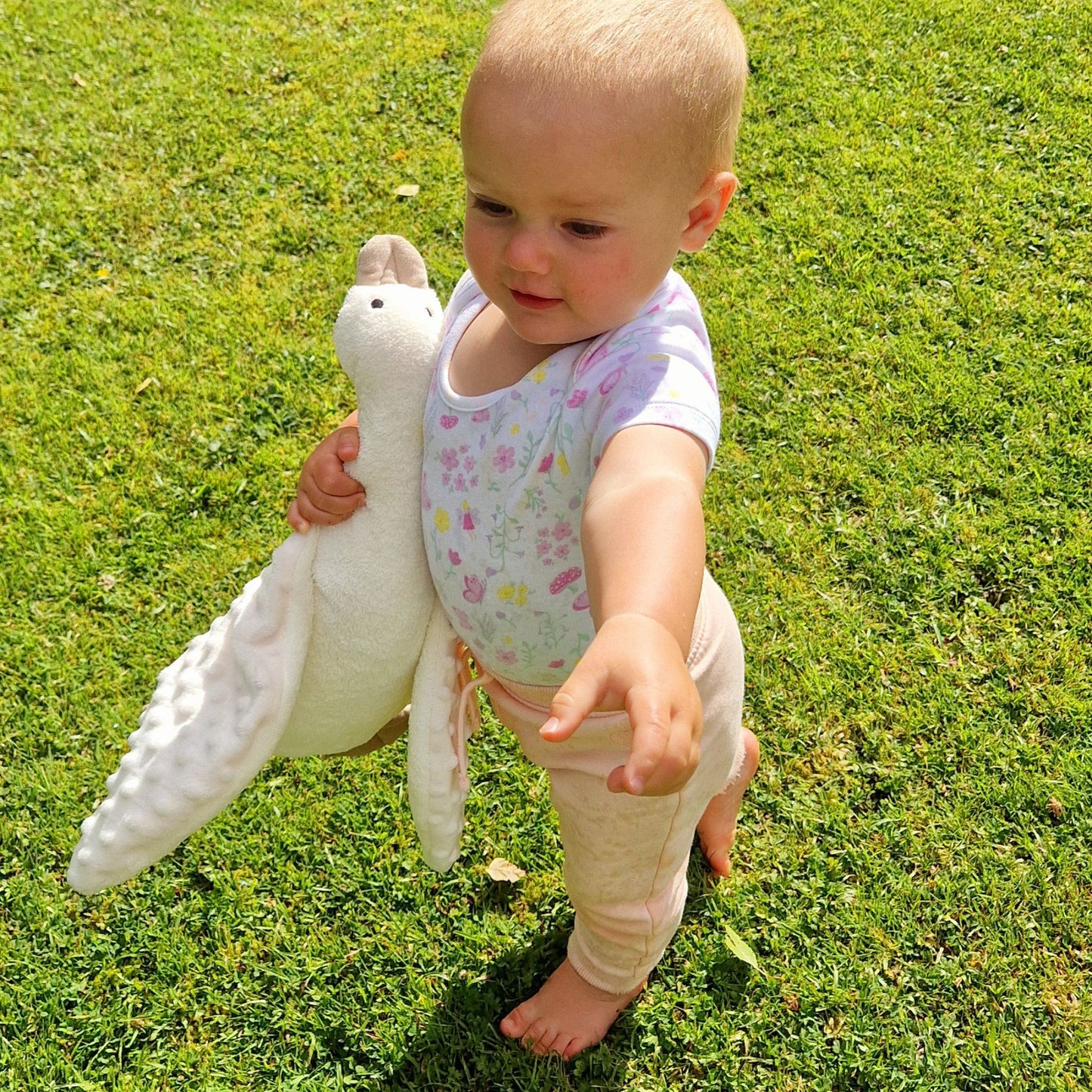 baby comforter goose toy for safety and comfort