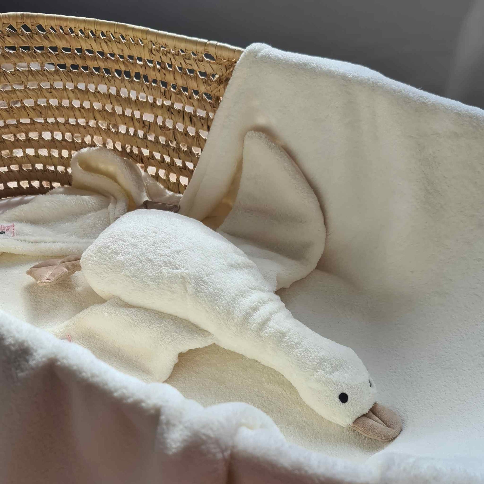 evcushy goose toy for children comforting effect plush 