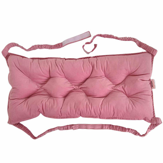 pink cot bed bumper cushion for head board for baby cot pillow for baby crib made of velvet