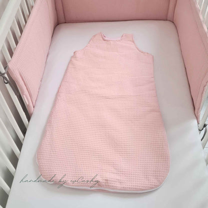 plain sleeping bag for baby pink , 100% cotton 6-18 months in Ireland 90cm long
