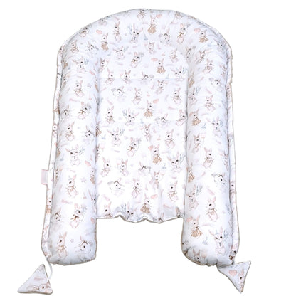 Retro Bunny Baby Nest Pod Lounger for Newborn (0-9 Months)