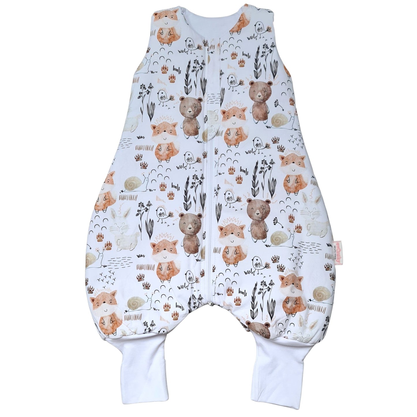 Sleeping Bag with Legs & Foldable Feet Covers 1.5 Tog Playful Forest Friends