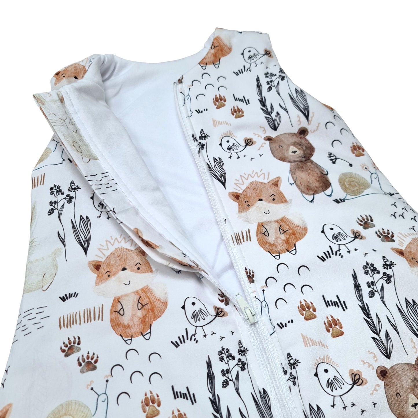 Sleeping Bag with Legs & Foldable Feet Covers 1.5 Tog Playful Forest Friends