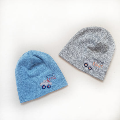 Boys beanie kids hat monster car toddler hat