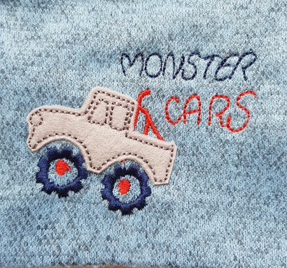 Boys beanie kids hat monster car toddler hat