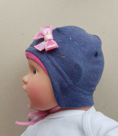 Roxana baby girl hat sizes Newborn- 6 months