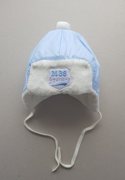 Winter hats for  boys with ties- waterproof