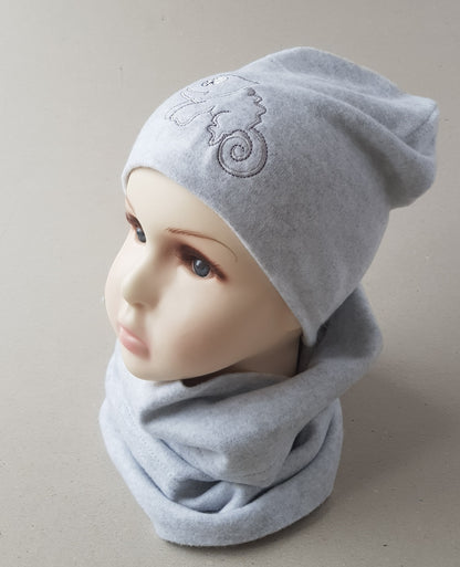 Beanie hat for boys CHAMELEON 4-24 months