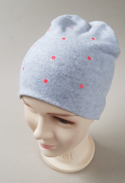 Kids Cotton Hat with Colourful Spots