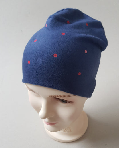 Kids Cotton Hat with Colourful Spots
