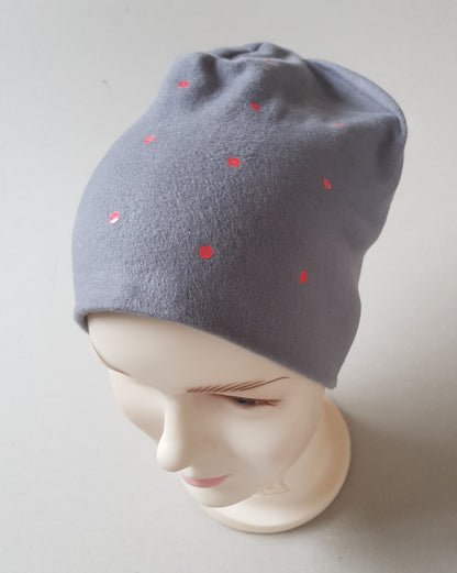 Kids Cotton Hat with Colourful Spots