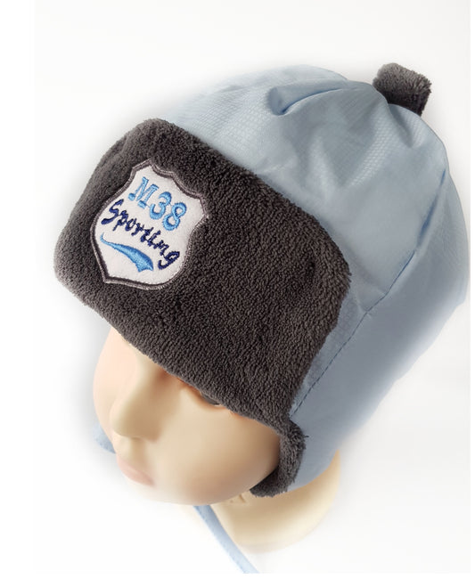 Winter hats for  boys with ties- waterproof