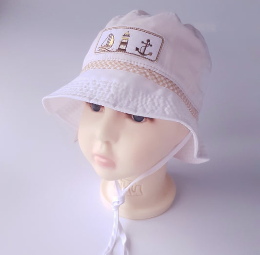 Summer Boy Hat Marine Fisherman Hat Cotton Sun Hat